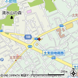アコレ　練馬土支田店周辺の地図