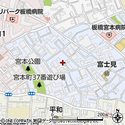 東京都板橋区宮本町45周辺の地図