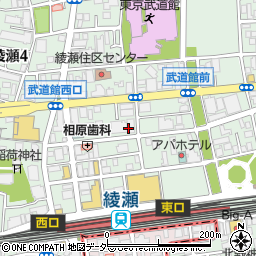 東京都足立区綾瀬3丁目周辺の地図