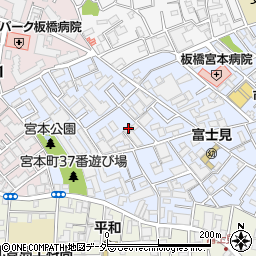 東京都板橋区宮本町45-19周辺の地図