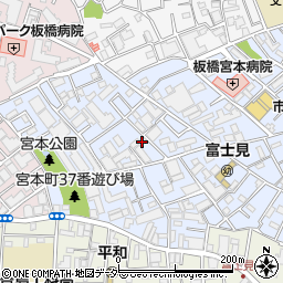 東京都板橋区宮本町45-20周辺の地図