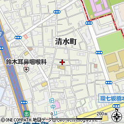 東京都板橋区清水町23周辺の地図