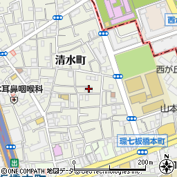 東京都板橋区清水町16周辺の地図