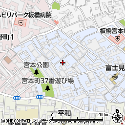 東京都板橋区宮本町45-13周辺の地図