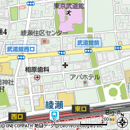 東京都足立区綾瀬3丁目15-2周辺の地図
