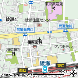 東京都足立区綾瀬3丁目16周辺の地図
