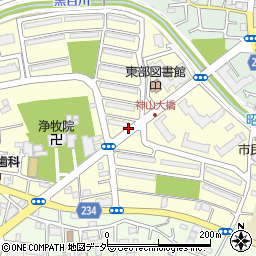 東京都東久留米市大門町周辺の地図