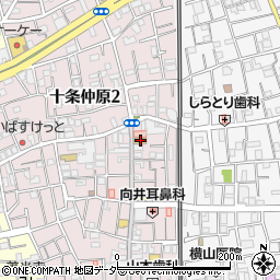 東京都北区十条仲原1丁目28-12周辺の地図