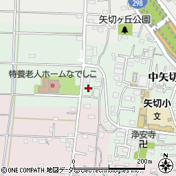 千葉県松戸市中矢切376-5周辺の地図