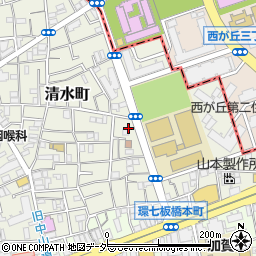東京都板橋区清水町14周辺の地図
