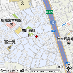 東京都板橋区宮本町17-10周辺の地図