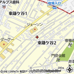 武内荘周辺の地図