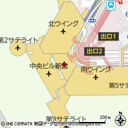 成田国際空港（成田空港）周辺の地図