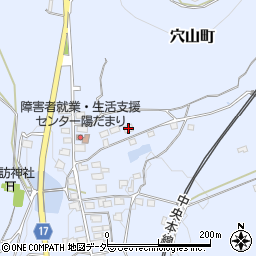 山梨県韮崎市穴山町6365周辺の地図