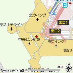 ローソン成田国際空港第１旅客ターミナルビルＢ１店周辺の地図