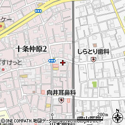 東京都北区十条仲原1丁目28-15周辺の地図