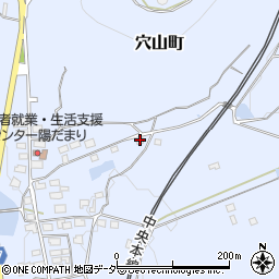 山梨県韮崎市穴山町6366-1周辺の地図