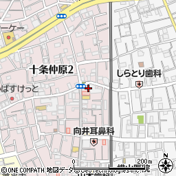 東京都北区十条仲原1丁目28-14周辺の地図