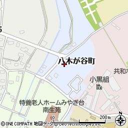 千葉県船橋市八木が谷町周辺の地図