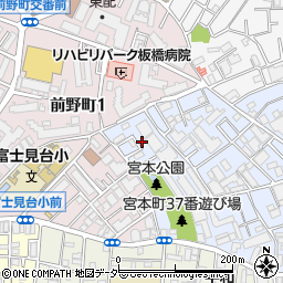 東京都板橋区宮本町39周辺の地図