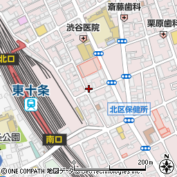 東京都北区東十条3丁目2-1周辺の地図
