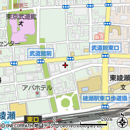 ティップネス綾瀬店周辺の地図