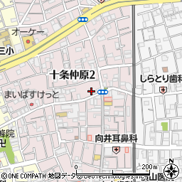 おたからや　十条店周辺の地図