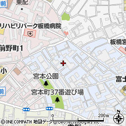 東京都板橋区宮本町43-17周辺の地図