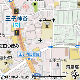 東京都北区王子5丁目6周辺の地図