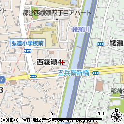 岩槻タクシー東京営業所周辺の地図