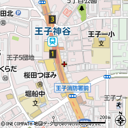 どらっぐぱぱす王子神谷店周辺の地図