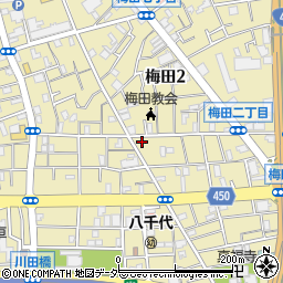 山雄商店周辺の地図