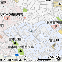 東京都板橋区宮本町43-8周辺の地図