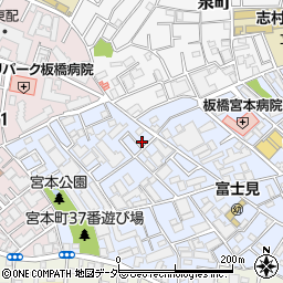 東京都板橋区宮本町43-7周辺の地図