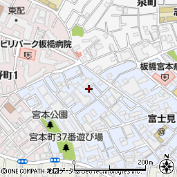 東京都板橋区宮本町43周辺の地図
