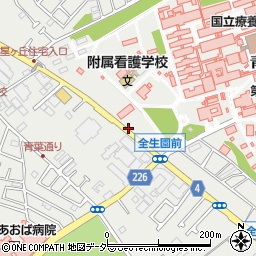 東京都東村山市青葉町周辺の地図