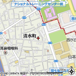 東京都板橋区清水町52周辺の地図