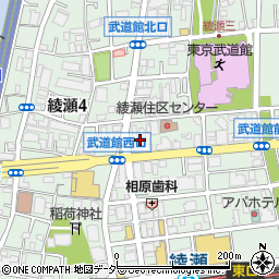 東京都足立区綾瀬3丁目17-25周辺の地図