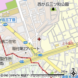 東京都北区西が丘2丁目8-8周辺の地図
