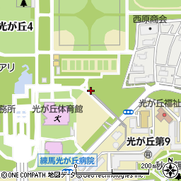 光が丘公園トイレ９周辺の地図