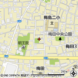 東京都足立区梅田4丁目6周辺の地図