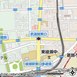 武道館東口周辺の地図