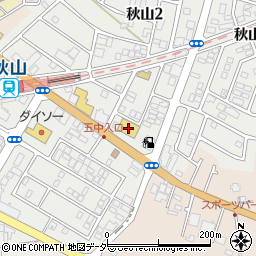 マツモトキヨシ松戸秋山店周辺の地図