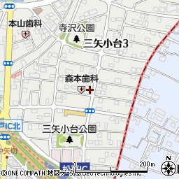 千葉県松戸市三矢小台2丁目16-4周辺の地図