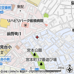 東京都板橋区宮本町40周辺の地図