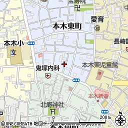 東京都足立区本木東町3周辺の地図