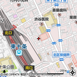 アイランド薬局　東十条店周辺の地図