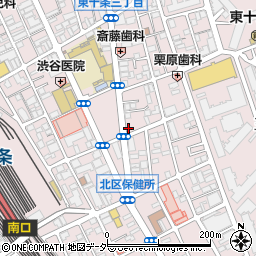 東京都北区東十条3丁目4-1周辺の地図