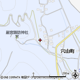 山梨県韮崎市穴山町1612-6周辺の地図