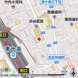 東京都北区東十条3丁目2-11周辺の地図